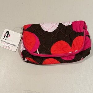 Pink and Brown Women's Bag